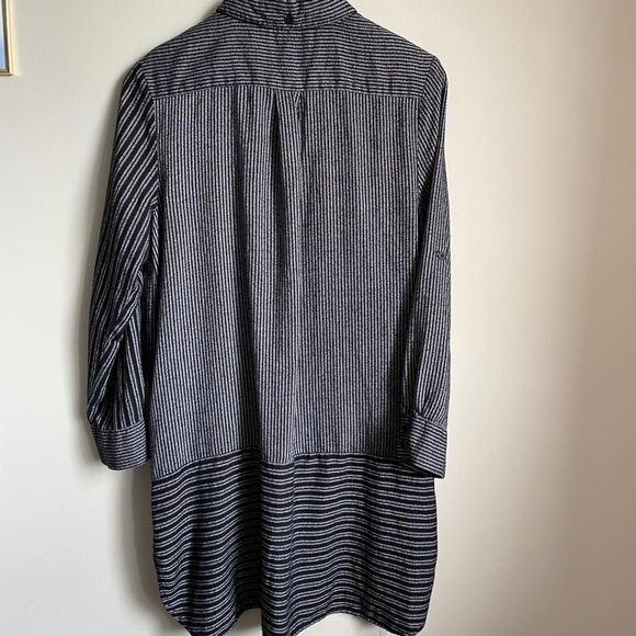 DKNY Black and White Striped Mini Dress - Picture 6 of 14